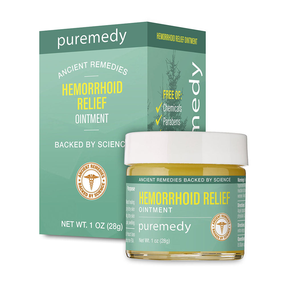 Puremedy Hemorrhoid Relief Homeopathic Salve, Unscented, 1 Oz